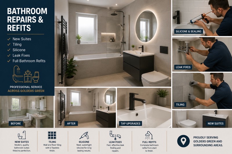 Bathroom Repairs & Refits in Hampstead by Handyman Hampstead