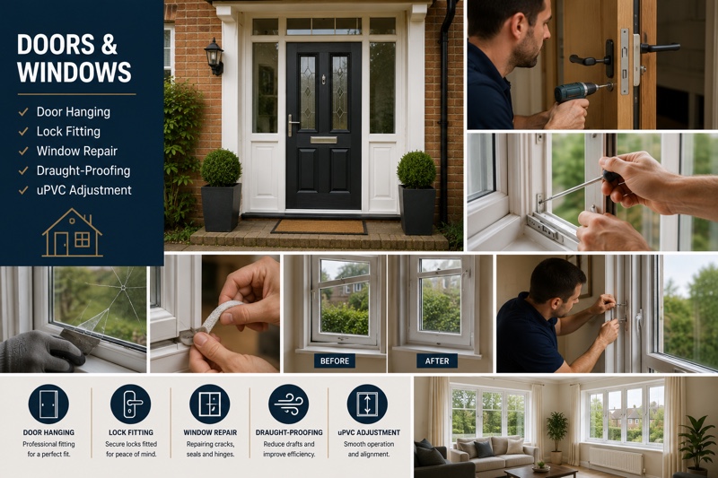 Doors & Windows in Hampstead by Handyman Hampstead