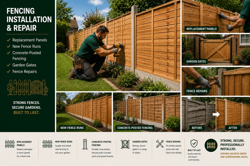 Fencing Installation & Repair in Hampstead by Handyman Hampstead