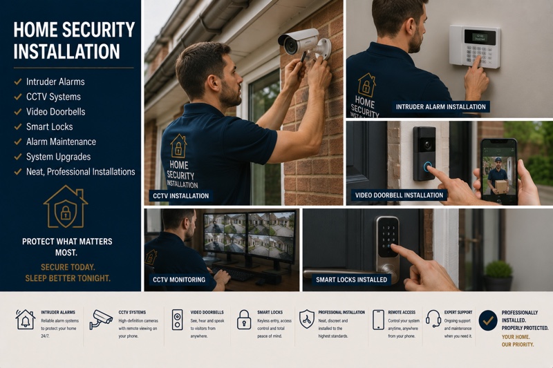 Home Security Installation in Hampstead by Handyman Hampstead